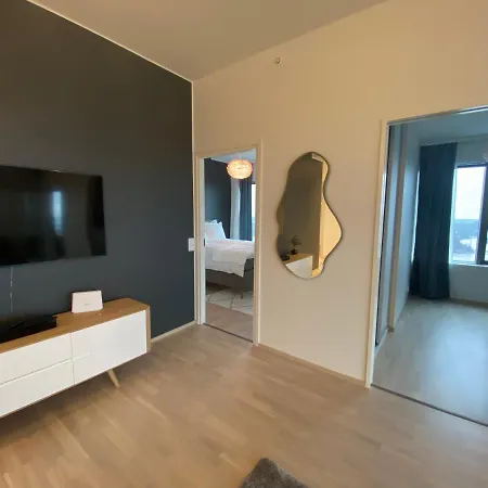 Sky View-27Th Floor Modern Apartment Kids Welcome Helsinki